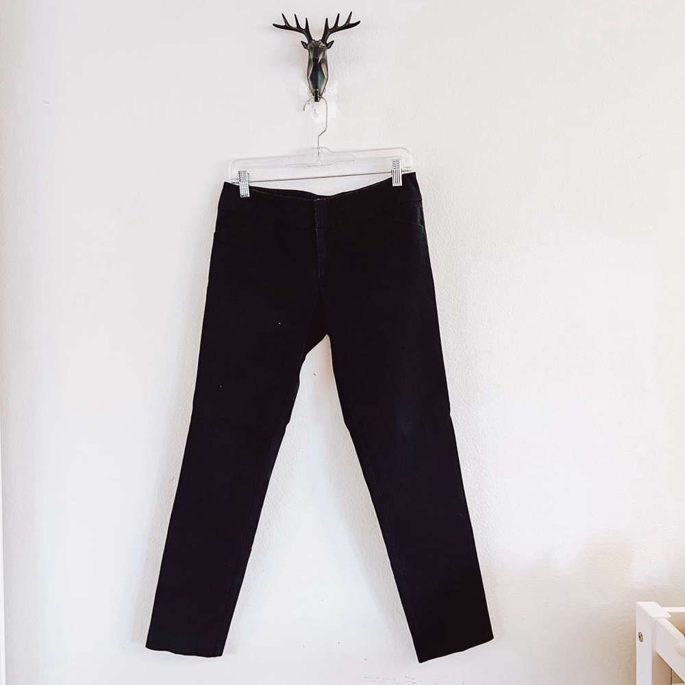ecru Women's Black Trouser Pants Size 6